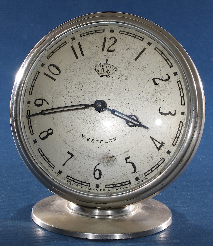 Westclox La Salle Style 2 Plain. Westclox La Salle Style 2 Plain Clock Example Photo