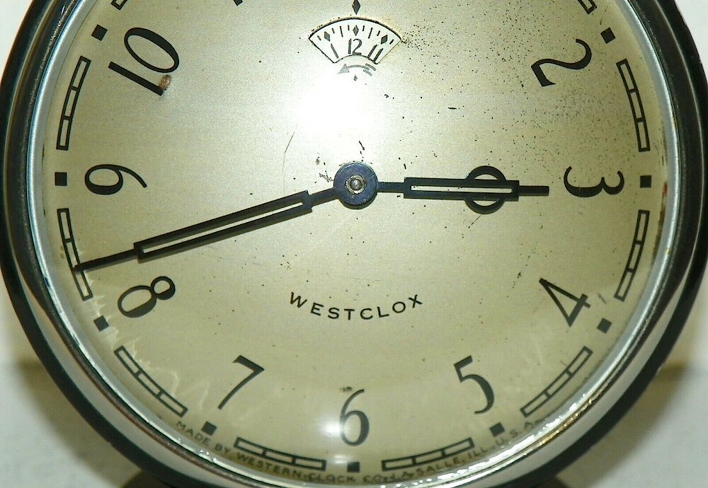 Westclox La Salle Style 2 Plain. Westclox La Salle Style 2 Plain Clock Example Photo