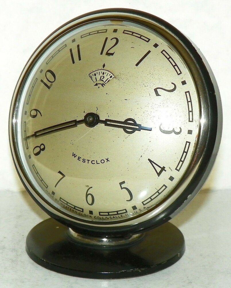 Westclox La Salle Style 2 Plain. Westclox La Salle Style 2 Plain Clock Example Photo