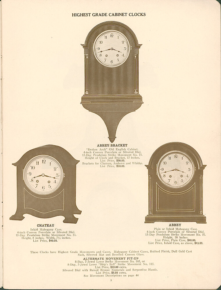 Seth Thomas Clock Company > 3