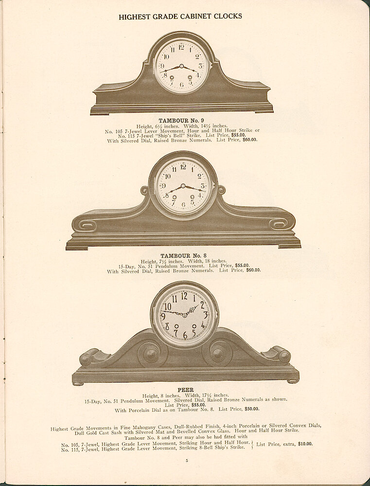 Seth Thomas Clock Company > 5