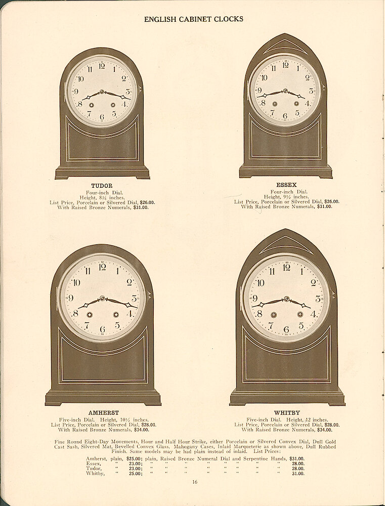 Seth Thomas Clock Company > 16