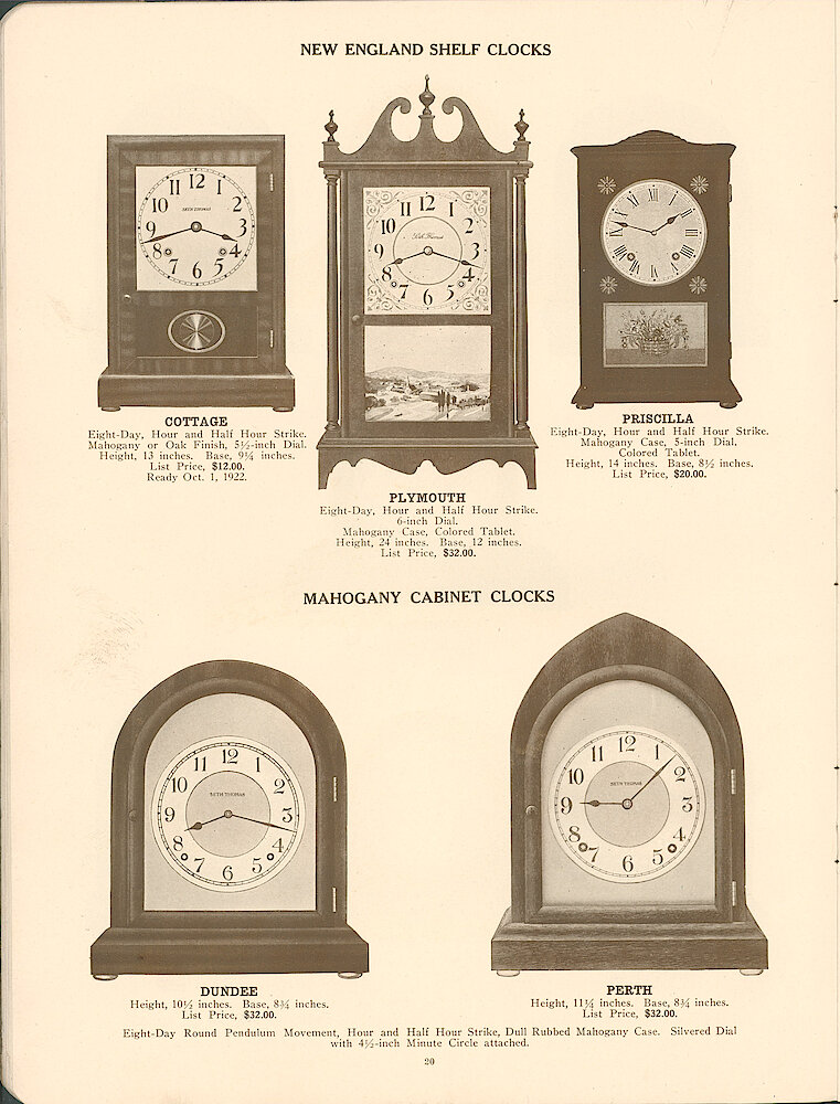 Seth Thomas Clock Company > 20