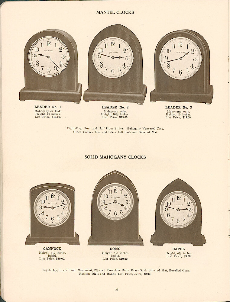 Seth Thomas Clock Company > 22