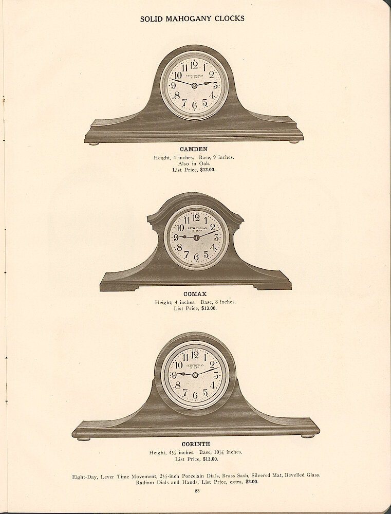 Seth Thomas Clock Company > 23