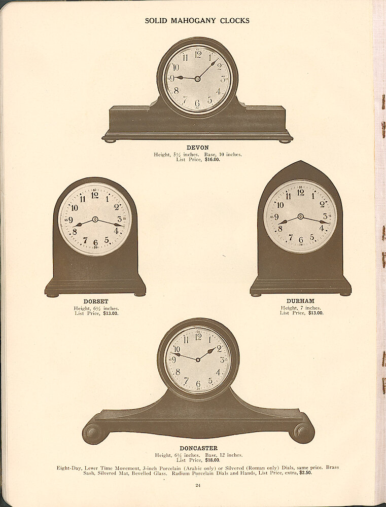 Seth Thomas Clock Company > 24