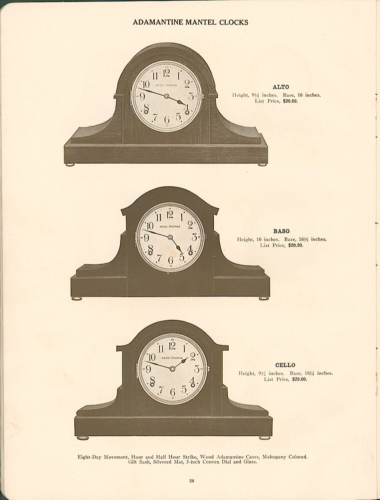 Seth Thomas Clock Company > 26