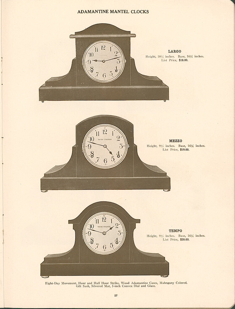 Seth Thomas Clock Company > 27