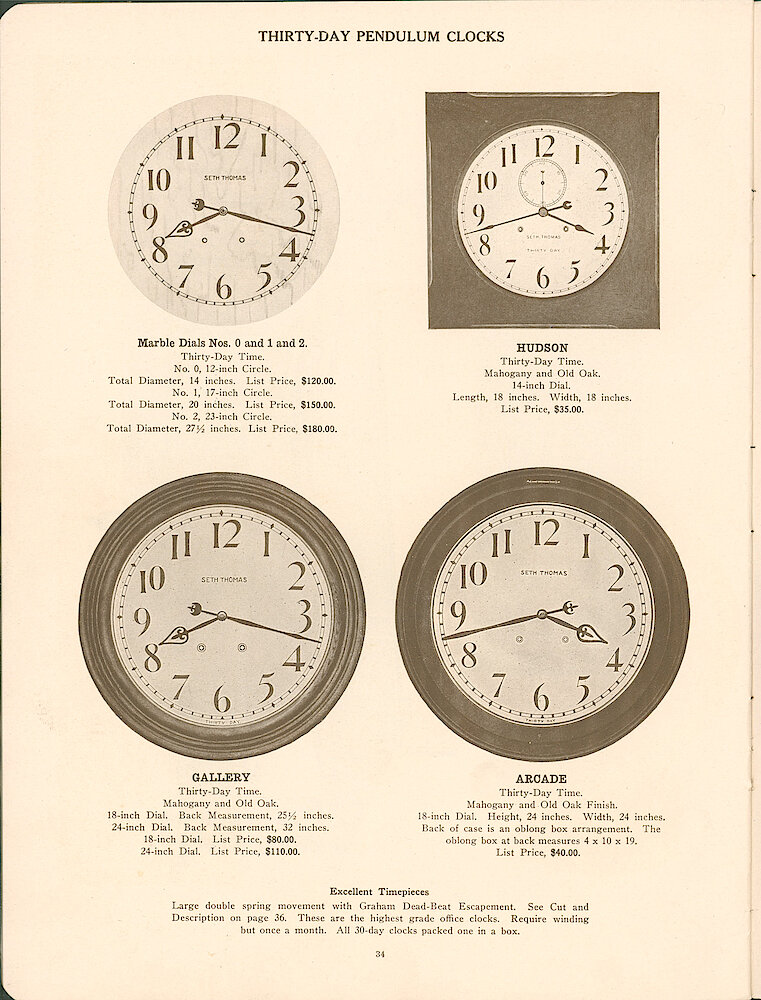 Seth Thomas Clock Company > 34