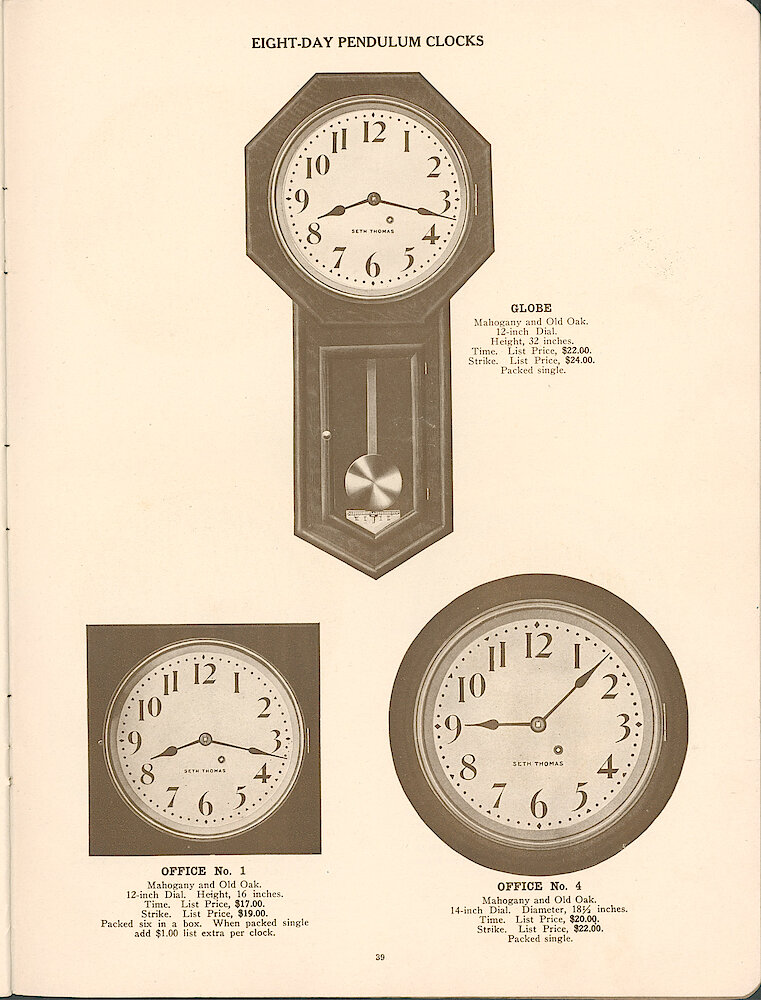 Seth Thomas Clock Company > 39