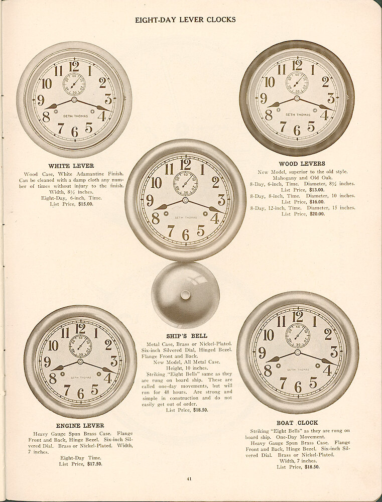 Seth Thomas Clock Company > 41