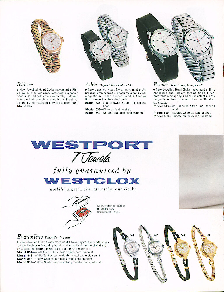 Westclox Canada 1962 Catalog > 6