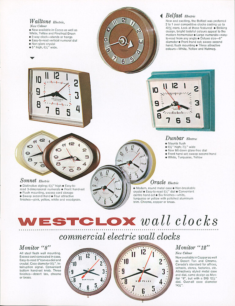 Westclox Canada 1962 Catalog > 11