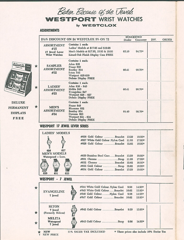 Westclox Canada Dealer and Consumer Price List No. 33. > 5