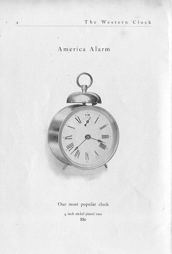 1903 Western Clock Mfg. Co. Catalog > 4