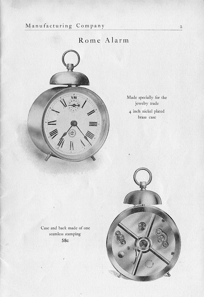 1903 Western Clock Mfg. Co. Catalog > 5