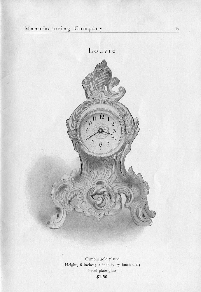 1903 Western Clock Mfg. Co. Catalog > 17