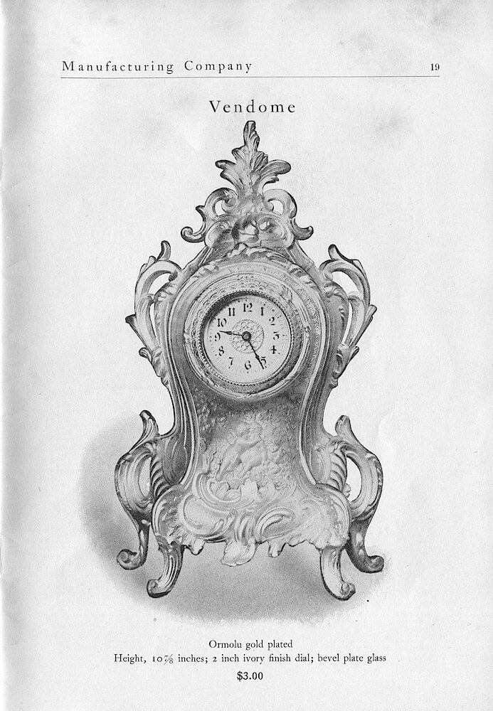 1903 Western Clock Mfg. Co. Catalog > 19