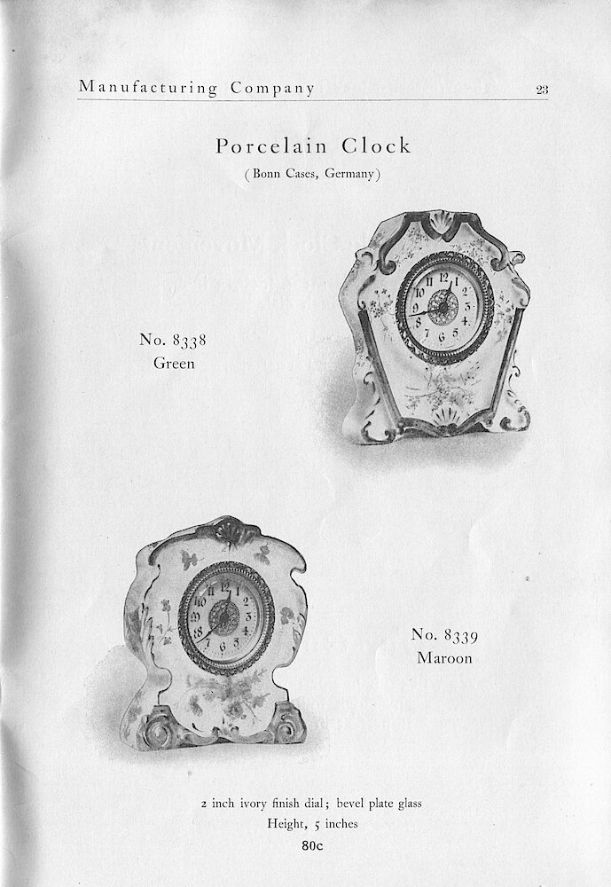 1903 Western Clock Mfg. Co. Catalog > 23
