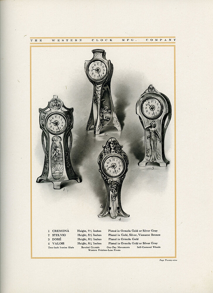 1907 Western Clock Manufacturing Company Catalog > 29