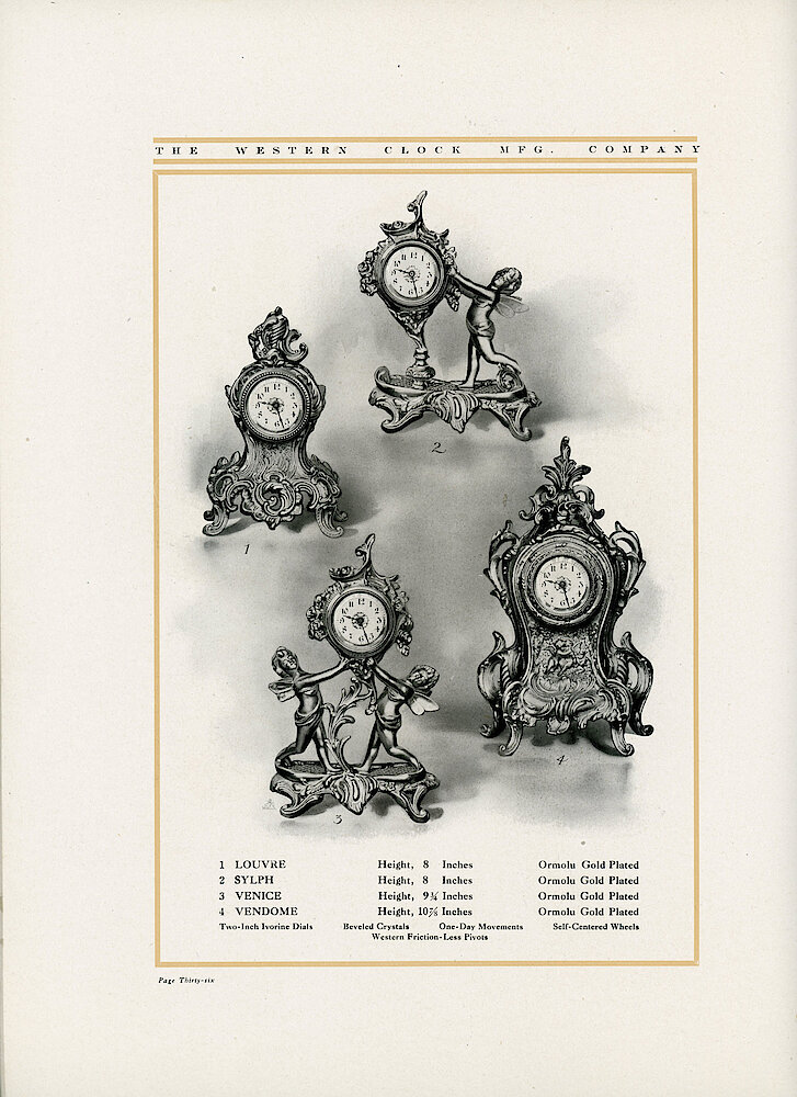 1907 Western Clock Manufacturing Company Catalog > 36