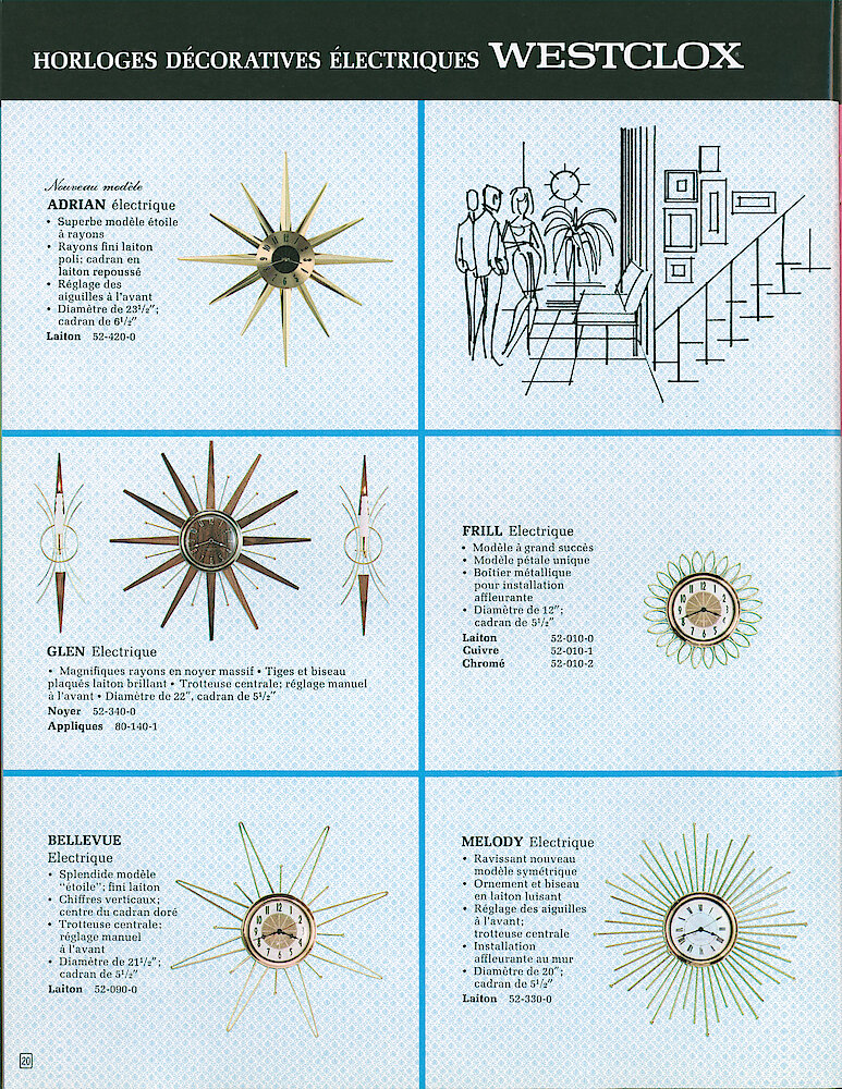 Westclox Canada 1967 Catalog, French > 20