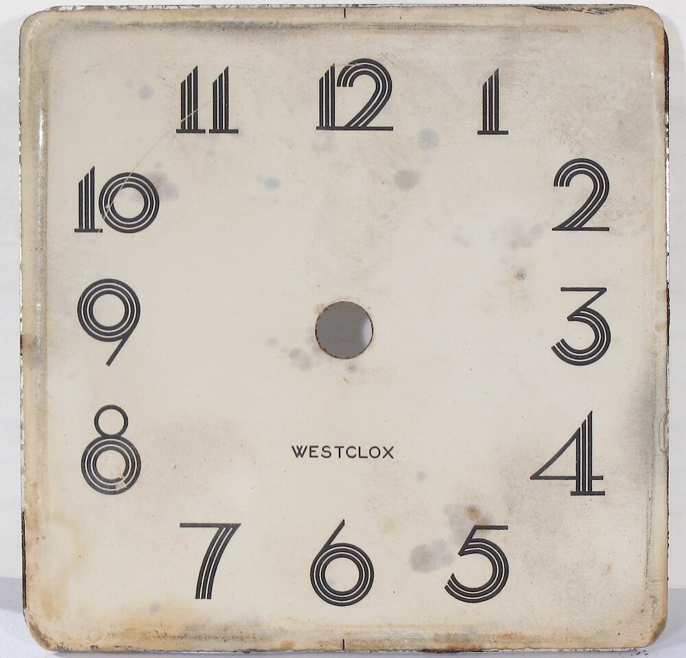 Westclox Siesta Black Plain. Westclox Siesta Black Plain Clock Example Photo