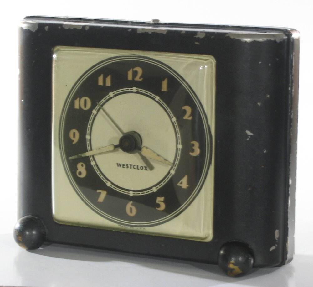 Westclox Ben Bolt Black Luminous. Westclox Ben Bolt Black Luminous Clock Example Photo