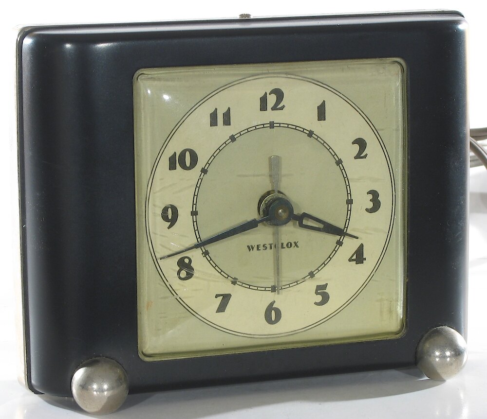 Westclox Ben Bolt Black Plain. Westclox Ben Bolt Black Plain Clock Example Photo