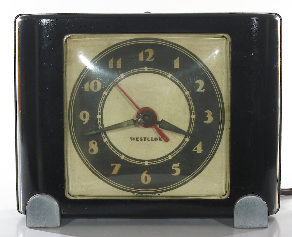 Westclox Ben Bolt Black Luminous. Westclox Ben Bolt Black Luminous Clock Example Photo