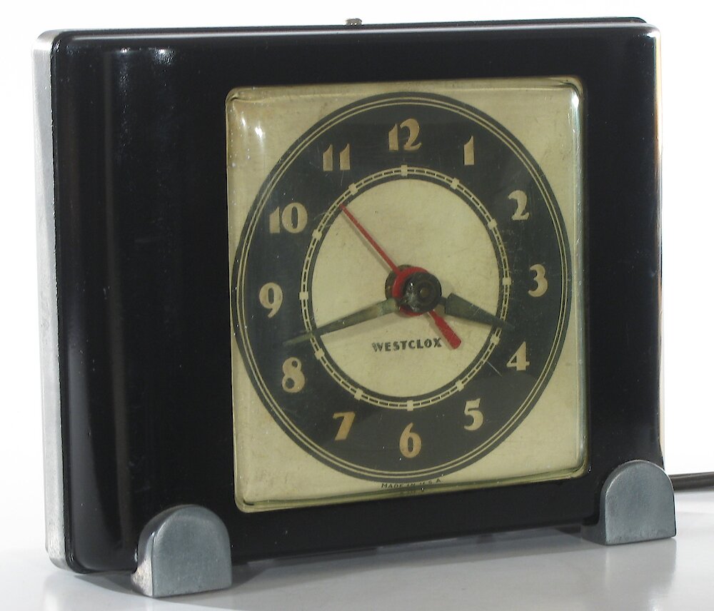 Westclox Ben Bolt Black Luminous. Westclox Ben Bolt Black Luminous Clock Example Photo