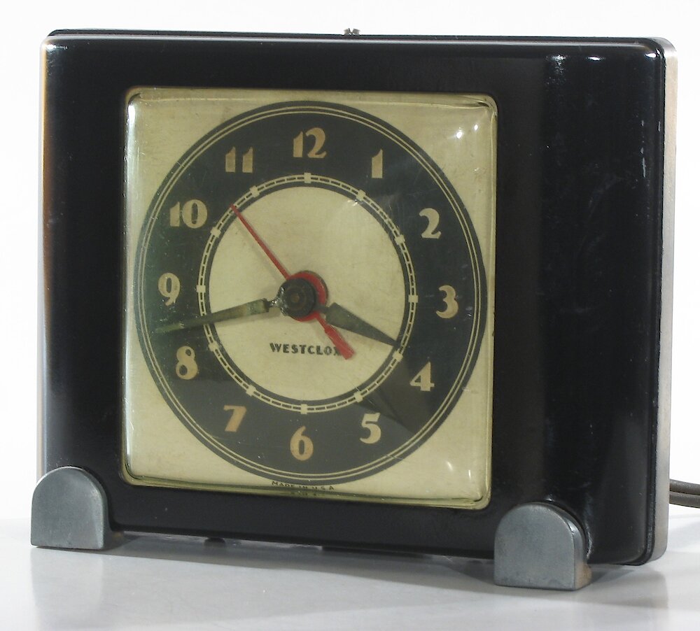 Westclox Ben Bolt Black Luminous. Westclox Ben Bolt Black Luminous Clock Example Photo