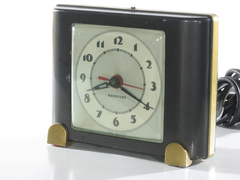 Westclox Ben Bolt Black Plain. Westclox Ben Bolt Black Plain Clock Example Photo