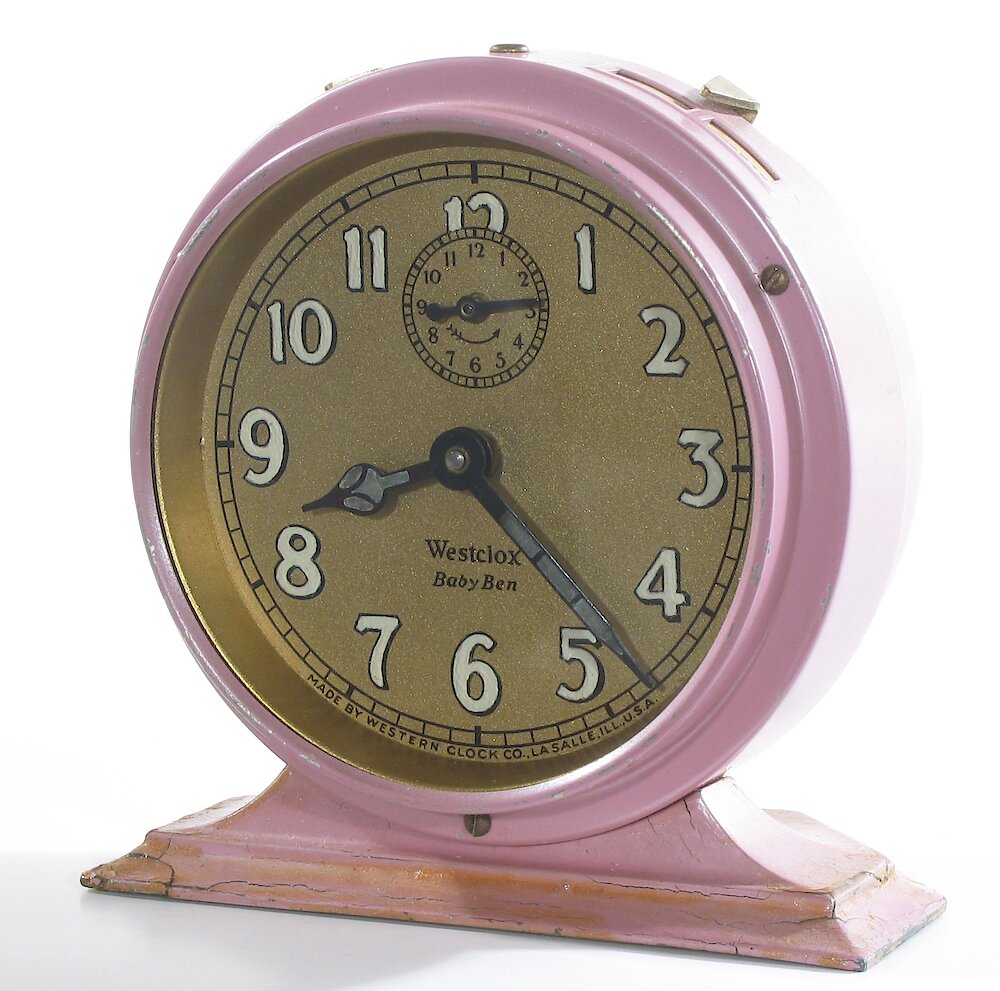 Westclox Baby Ben Style 2 Orchid Luminous. Westclox Baby Ben Style 2 Orchid Luminous Clock Example Photo