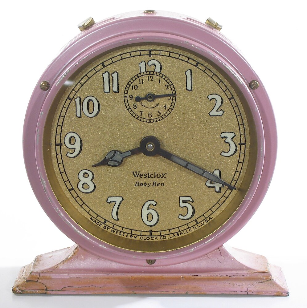 Westclox Baby Ben Style 2 Orchid Luminous. Westclox Baby Ben Style 2 Orchid Luminous Clock Example Photo