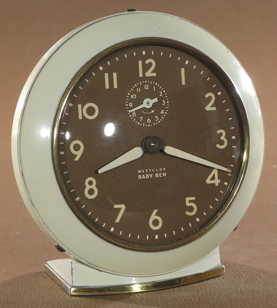 Westclox Baby Ben Style 6 Ivory Luminous. Westclox Baby Ben Style 6 Ivory Luminous Clock Example Photo