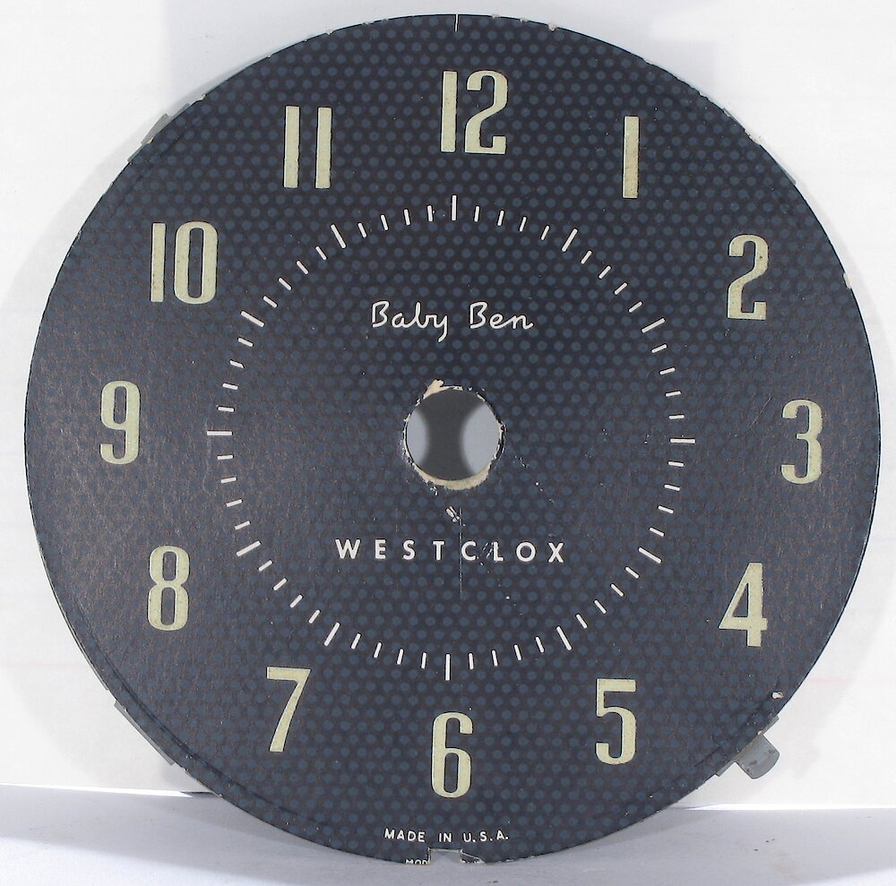 Westclox Baby Ben Style 7 Black Luminous. Westclox Baby Ben Style 7 Black Luminous Clock Example Photo