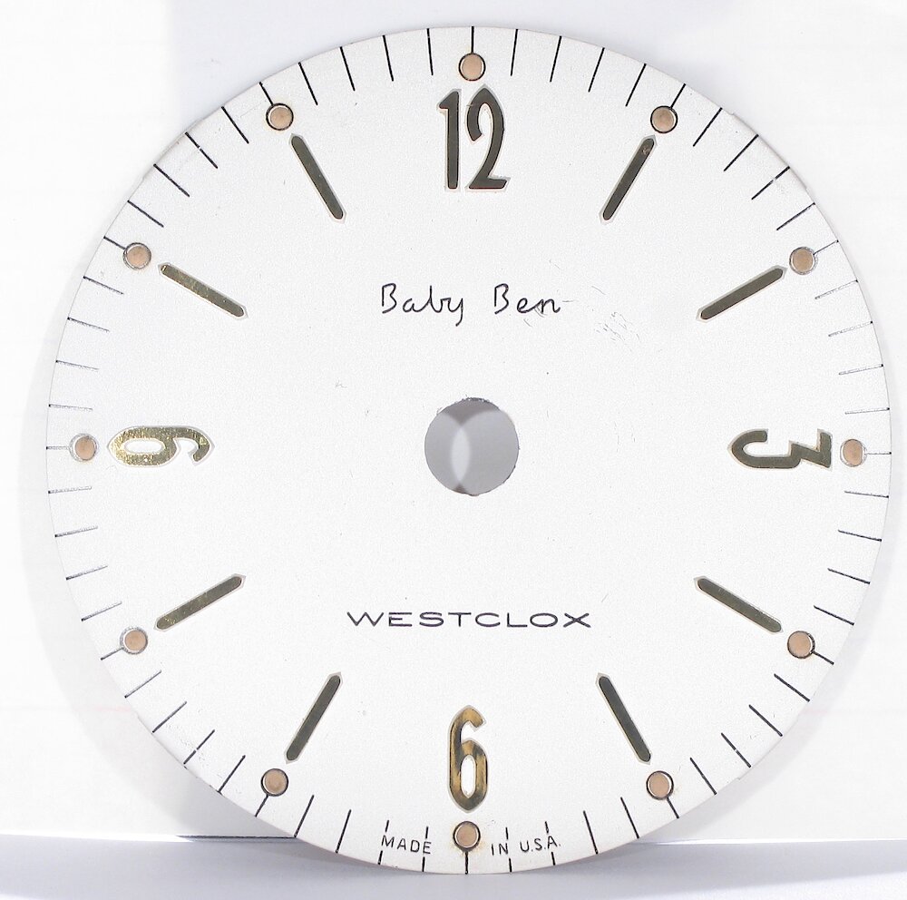 Westclox Baby Ben Deluxe Style 7 Brushed Silver Luminous. Westclox Baby Ben Deluxe Style 7 Brushed Silver Luminous Clock Example Photo