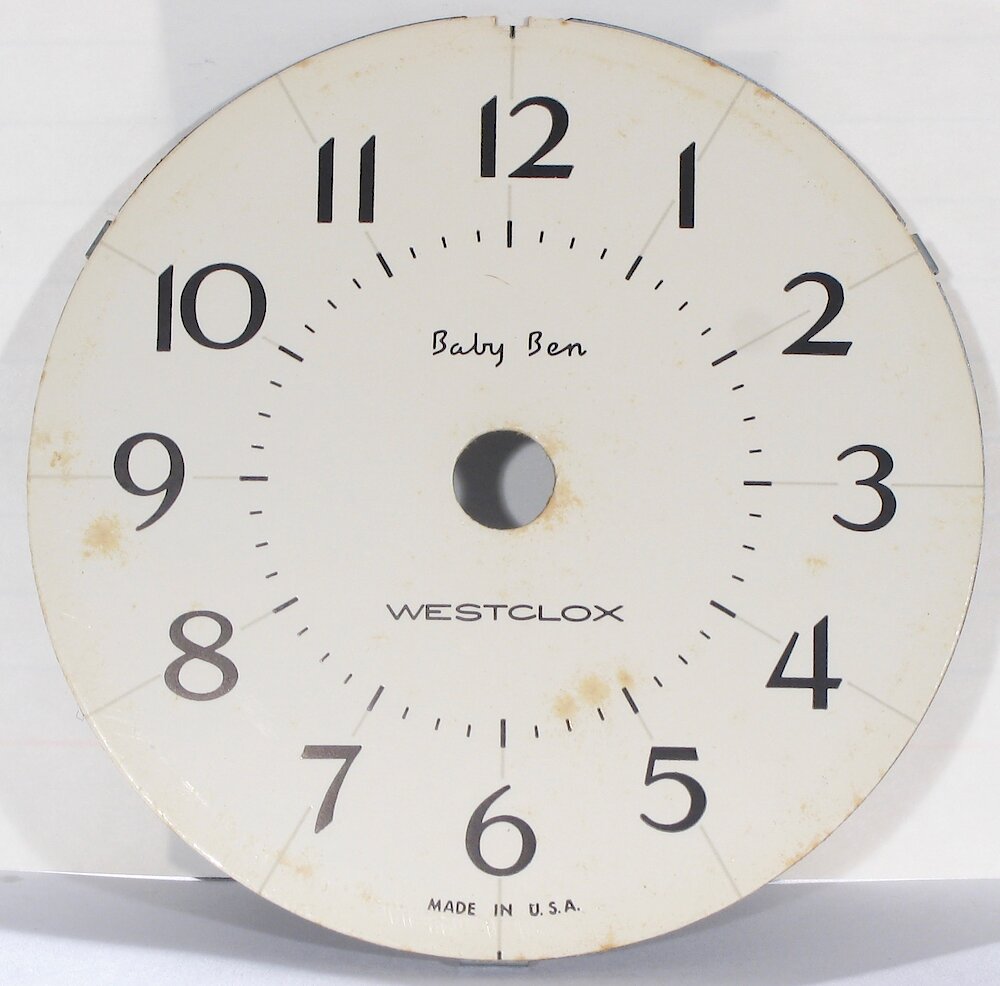 Westclox Baby Ben Style 8 Black Plain. Westclox Baby Ben Style 8 Black Plain Clock Example Photo