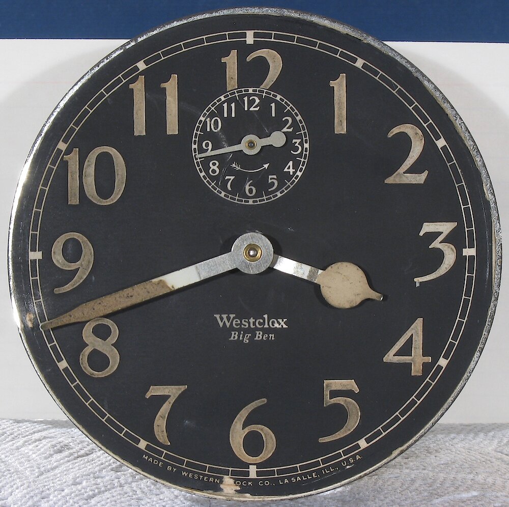 Westclox Big Ben Style 1a Luminous. Westclox Big Ben Style 1a Luminous Clock Example Photo