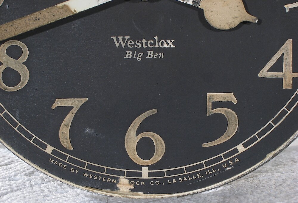 Westclox Big Ben Style 1a Luminous. Westclox Big Ben Style 1a Luminous Clock Example Photo