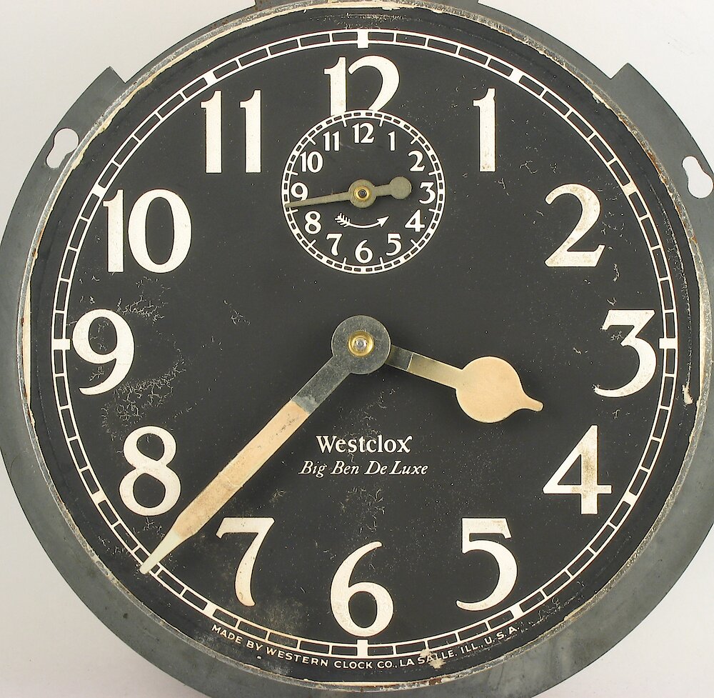 Westclox Big Ben Style 2 Nickel Luminous. Dial