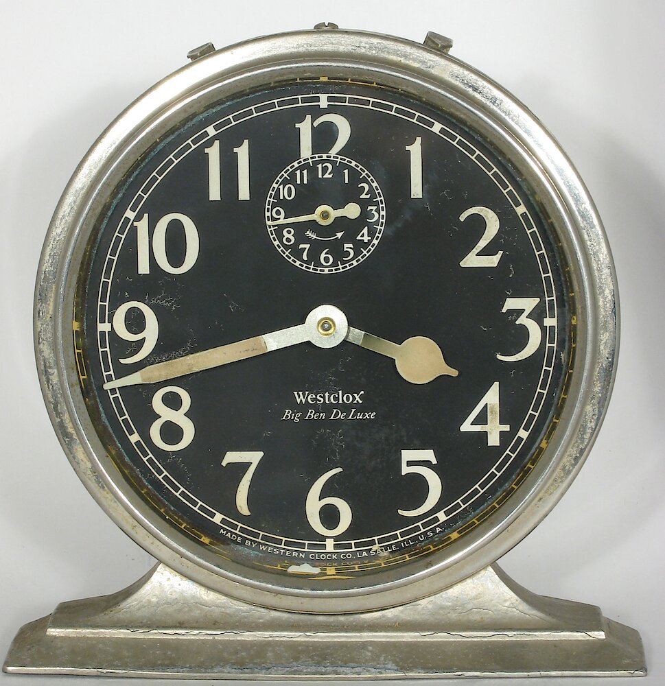 Westclox Big Ben Style 2 Nickel Luminous. F