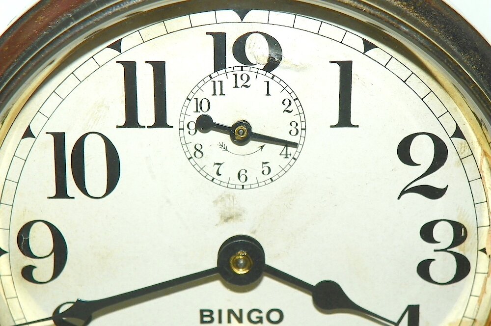 Westclox Bingo Style 1. Westclox Bingo Style 1 Clock Example Photo