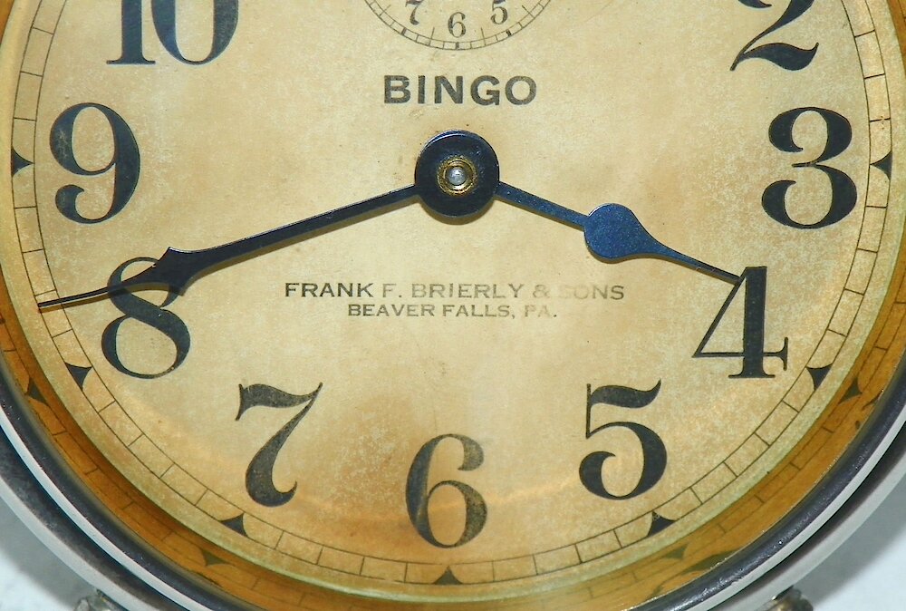 Westclox Bingo Style 1. Westclox Bingo Style 1 Clock Example Photo