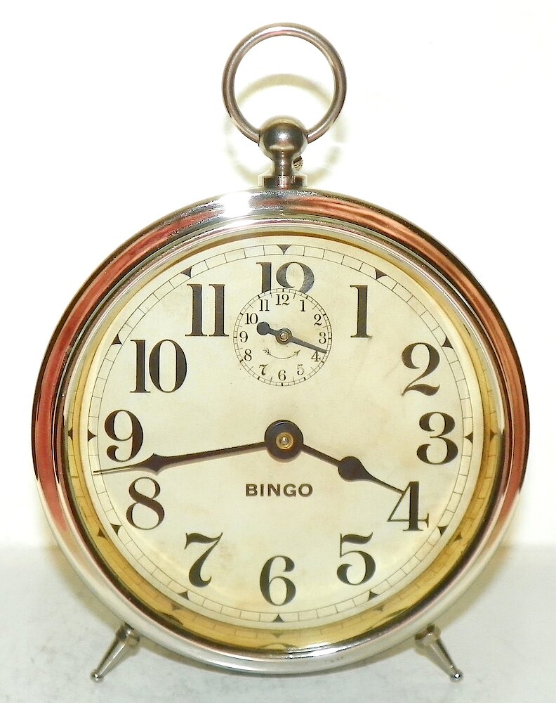 Westclox Bingo Style 1. Westclox Bingo Style 1 Clock Example Photo