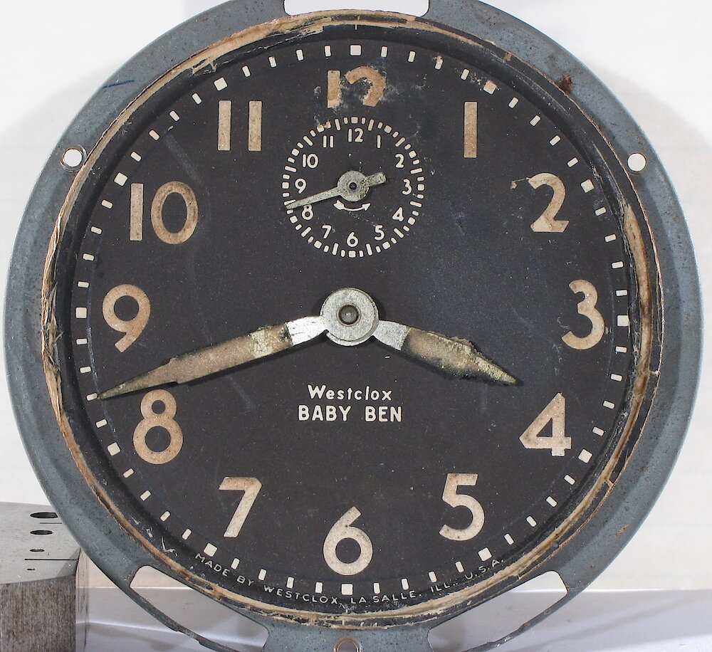 Westclox Baby Ben Style 4 Black Luminous. Westclox Baby Ben Style 4 Black Luminous Clock Example Photo