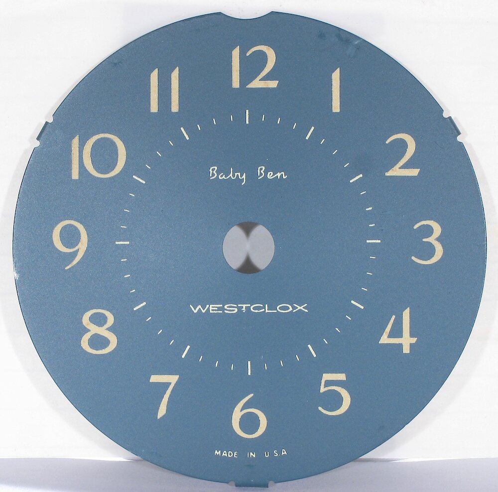 Westclox Baby Ben Style 8 Fashion Brite Shaded Wedgewood Blue. Westclox Baby Ben Style 8 Fashion Brite Shaded Wedgewood Blue Clock Example Photo