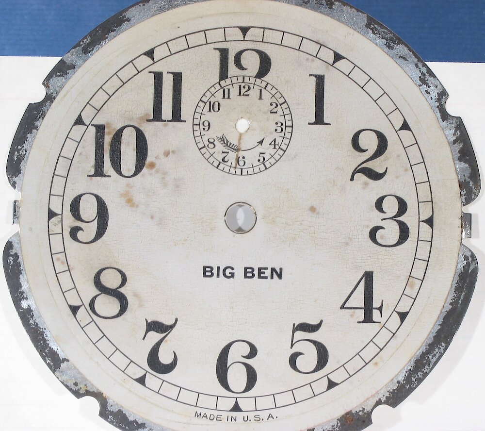 Westclox Big Ben Style 1 Nickel. Westclox Big Ben Style 1 Nickel Clock Example Photo