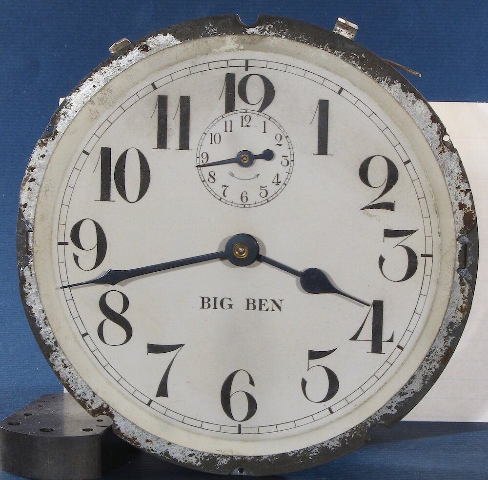 Westclox Big Ben Style 1 Nickel. Westclox Big Ben Style 1 Nickel Clock Example Photo